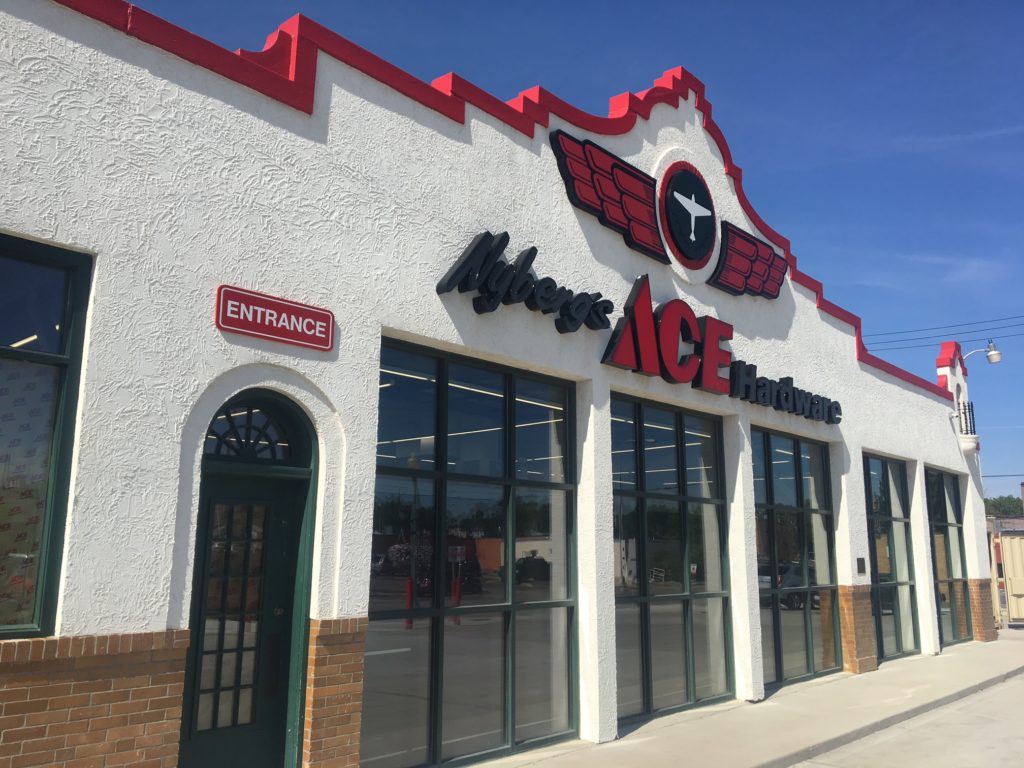Nyberg’s Ace Hardware stocks downtown store for opening
