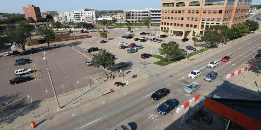 Downtown Sioux Falls parking ramp land